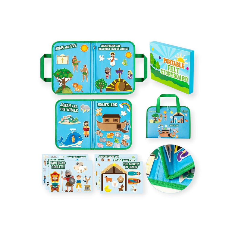Montessoridays™ Bible Story Felt Board — play and product details