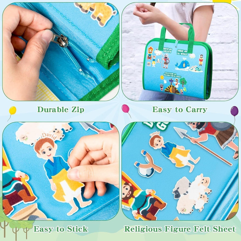 Montessoridays™ Bible Story Felt Board — play and product details