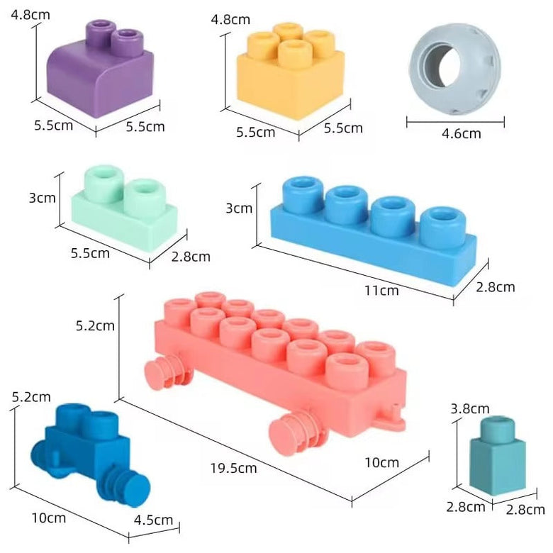 Montessoridays™ Soft Building Blocks Set — play and product details