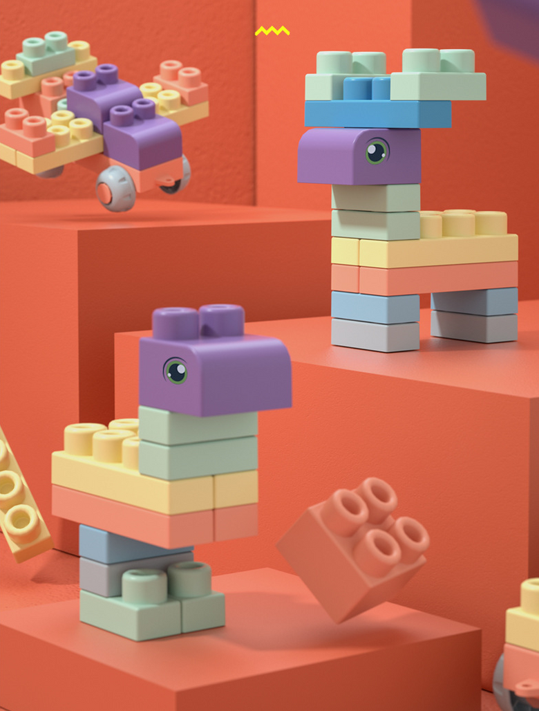 Montessoridays™ Soft Building Blocks Set — play and product details