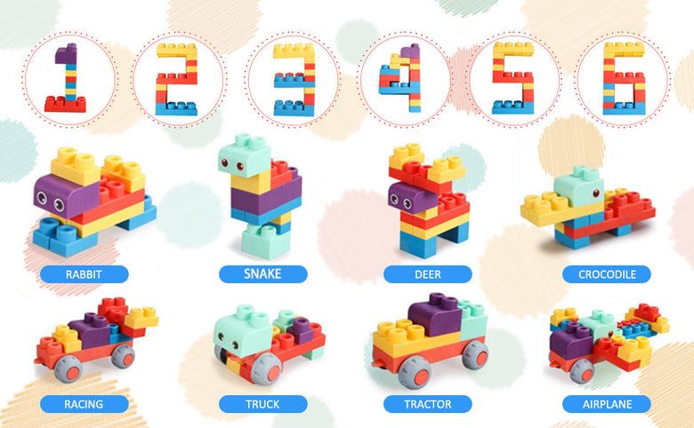 Montessoridays™ Soft Building Blocks Set — play and product details