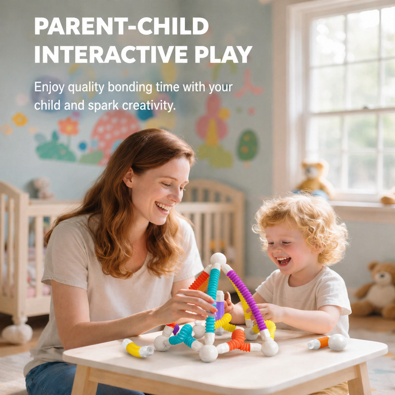 Juego de construcción con varitas magnéticas Montessoridays™ — detalles del producto 1