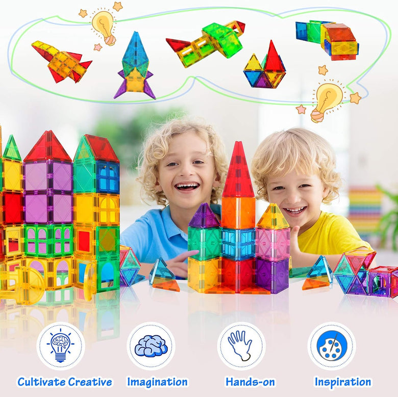 Montessoridays™ Magnetic Building Blocks · 60 Pieces — play and product details