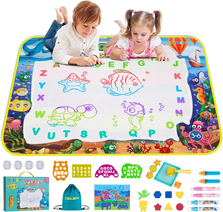Montessoridays™ Magic Water Drawing Doodle Mat — play and product details