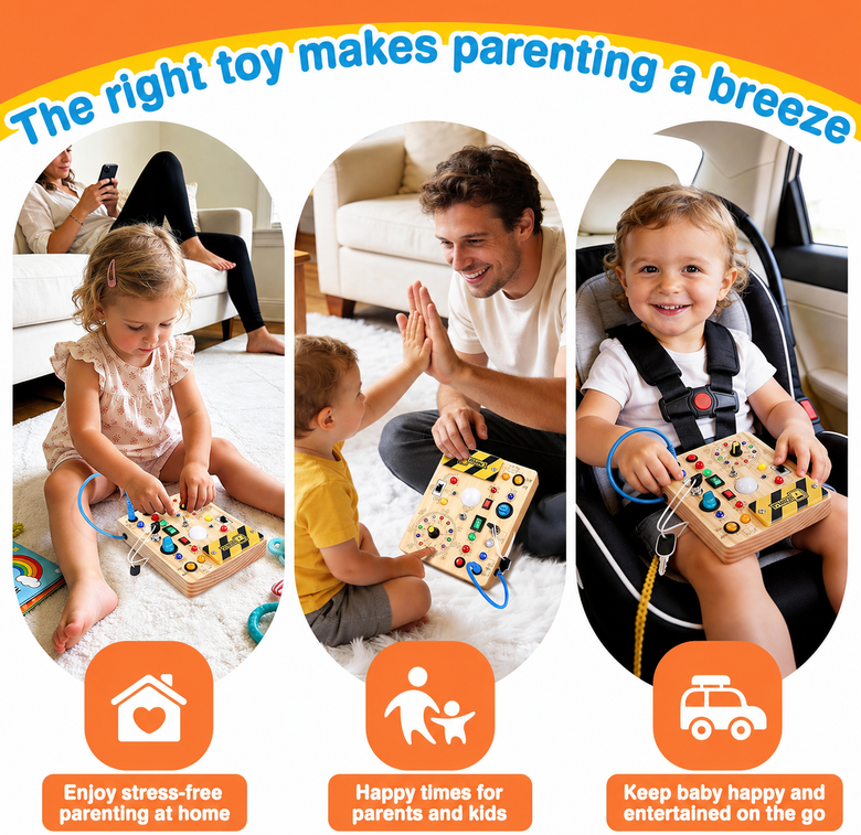 Montessoridays™ Switch & Light Activity Board — product details 2