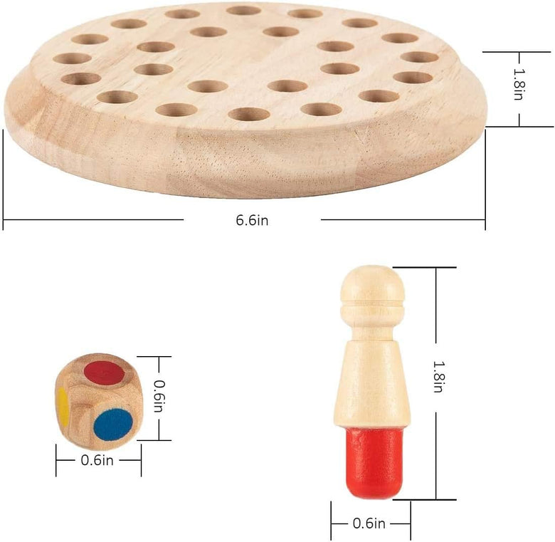 Montessoridays™ 木製カラーメモリーチェス — 遊び方と製品詳細