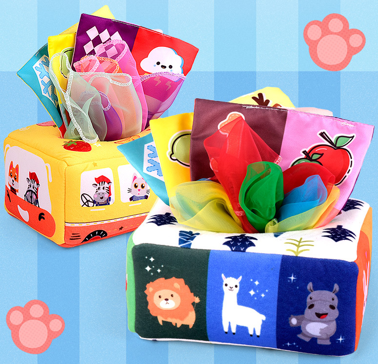 Montessoridays™ Sensory Tissue Box — play and product details