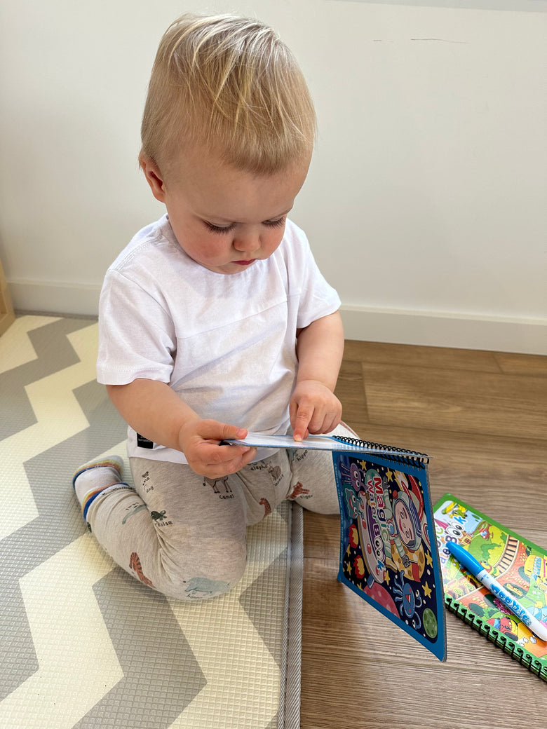 Montessoridays™ Water Drawing & Coloring Book — play and product details