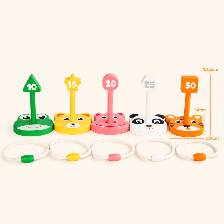Montessoridays™ Outdoor Animal Ring Toss Kit — product details 3