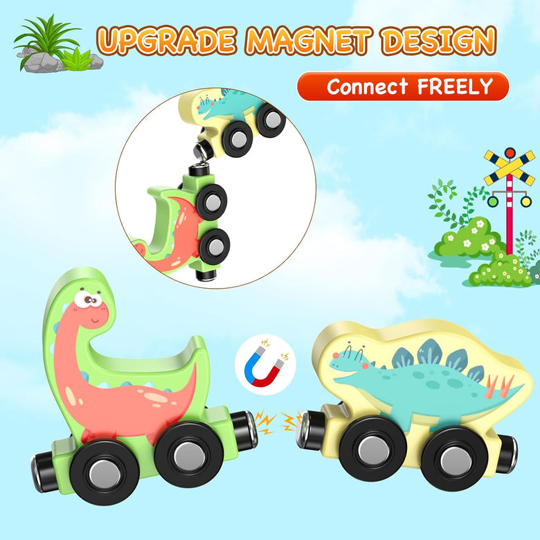 Montessoridays™ Wooden Dinosaur Train — play and product details