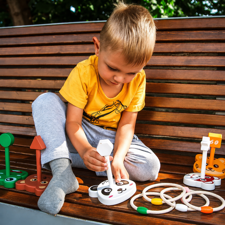Montessoridays™ Outdoor Animal Ring Toss Kit — product details 1