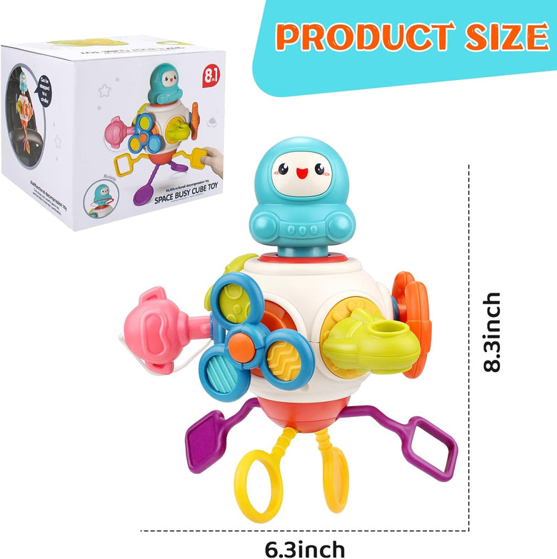Montessoridays™ Busy Sensory Activity Cube — play and product details