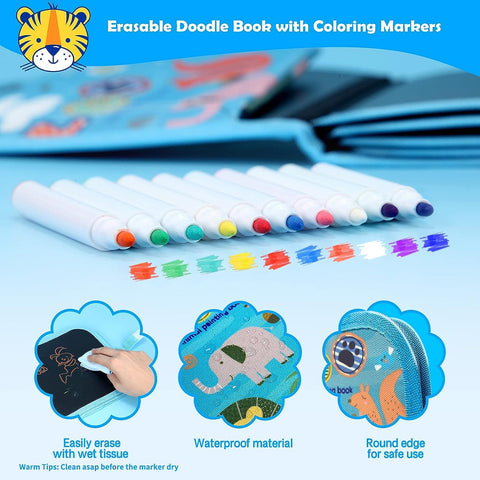 Montessoridays™ Erasable Doodle Book Set — play and product details