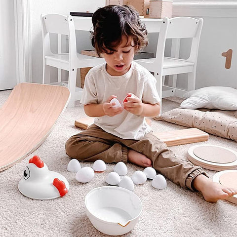 Montessoridays™ Mama Hen Matching Eggs — play and product details