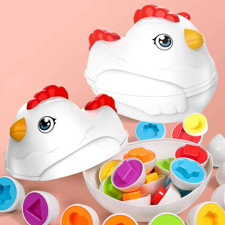 Montessoridays™ Mama Hen Matching Eggs — play and product details