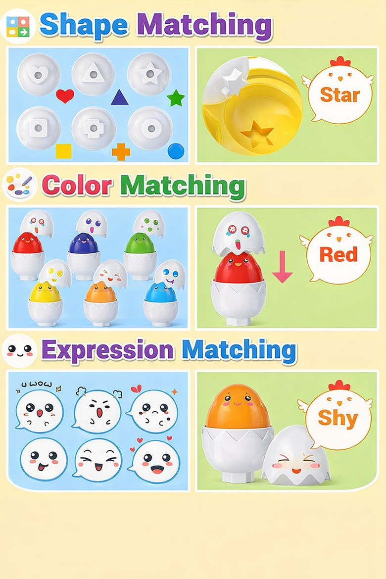 Montessoridays™ Hide & Squeak Eggs — product details 3
