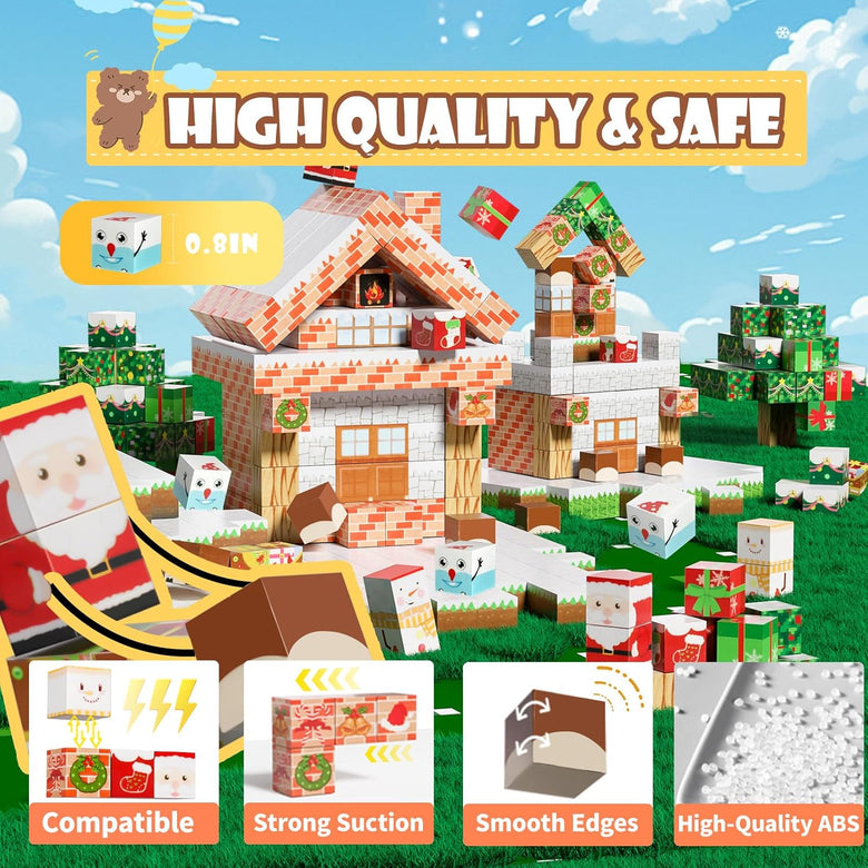 Montessoridays™ Christmas Magnetic Blocks — product details 3