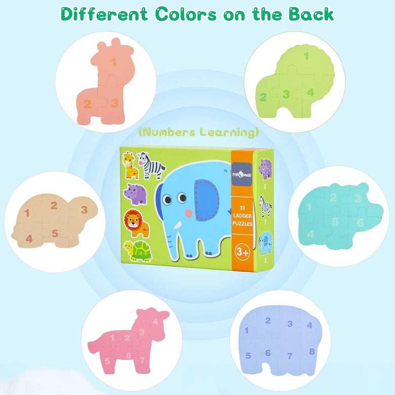 Montessoridays™ Safari Wooden Jigsaw Puzzles — product details 4