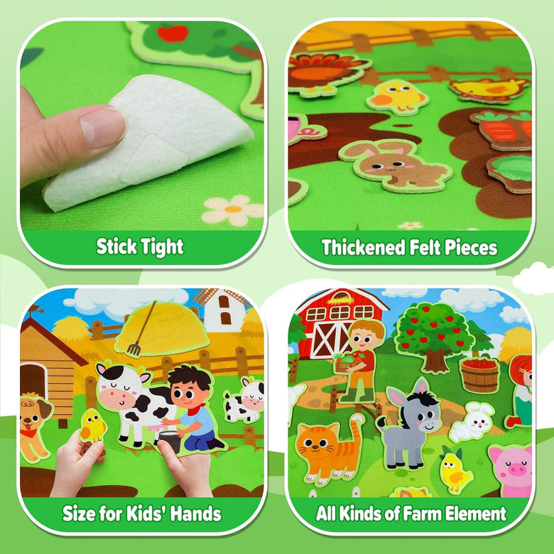 Montessoridays™ Felt Farm Play Board — product details 2
