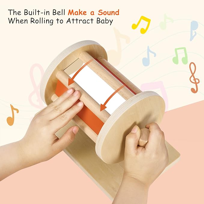 Montessoridays™ Spinning Drum with Mirror — product details 2