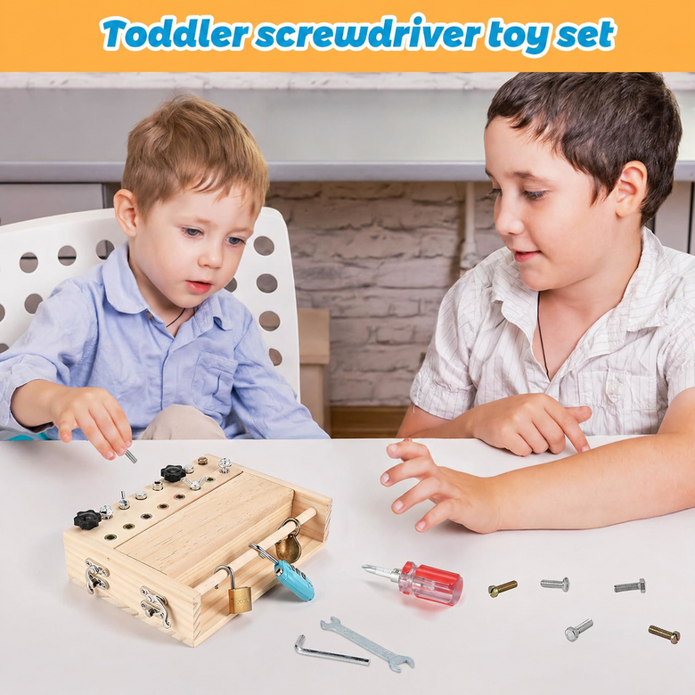 Juego de tablero de destornilladores Montessoridays™ 18 en 1 — detalles del producto 1
