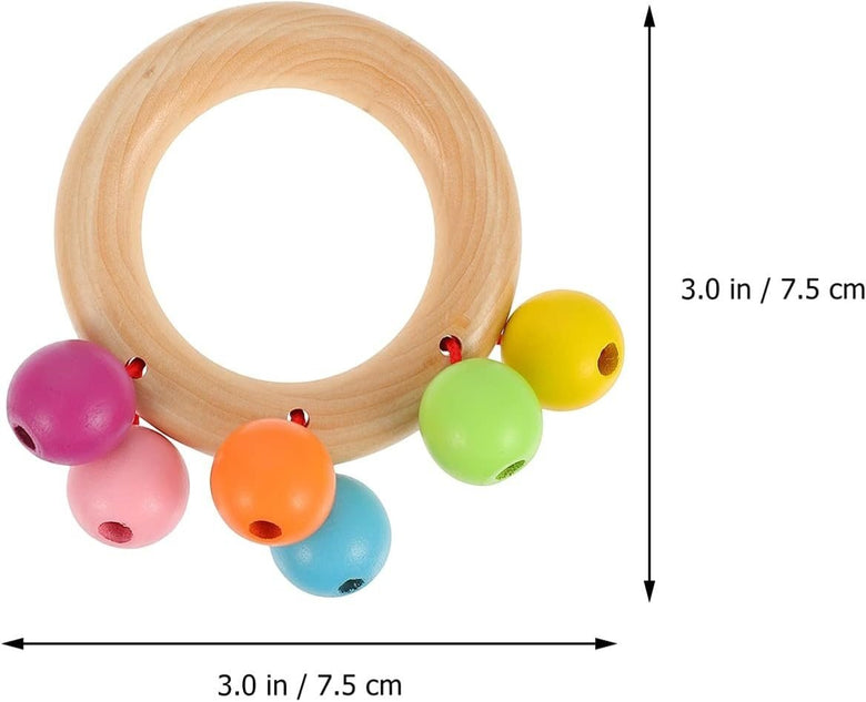 Montessoridays™ Wooden Rattles · 4 Pack — play and product details