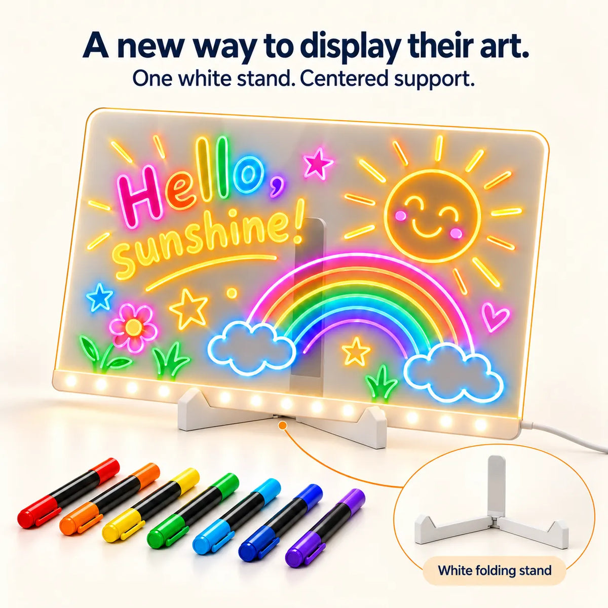 Cardoard Drawing Montessoridays™ LED Drawing Board – MontessoriDays