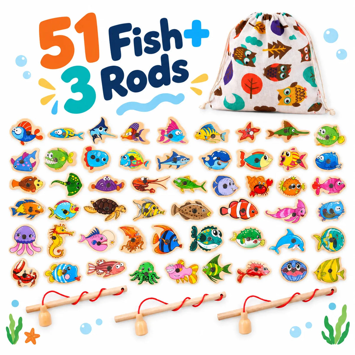 Montessoridays™ Magnetic Fishing Game