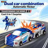 Magnetic connection and collision transformation of the blue car pair