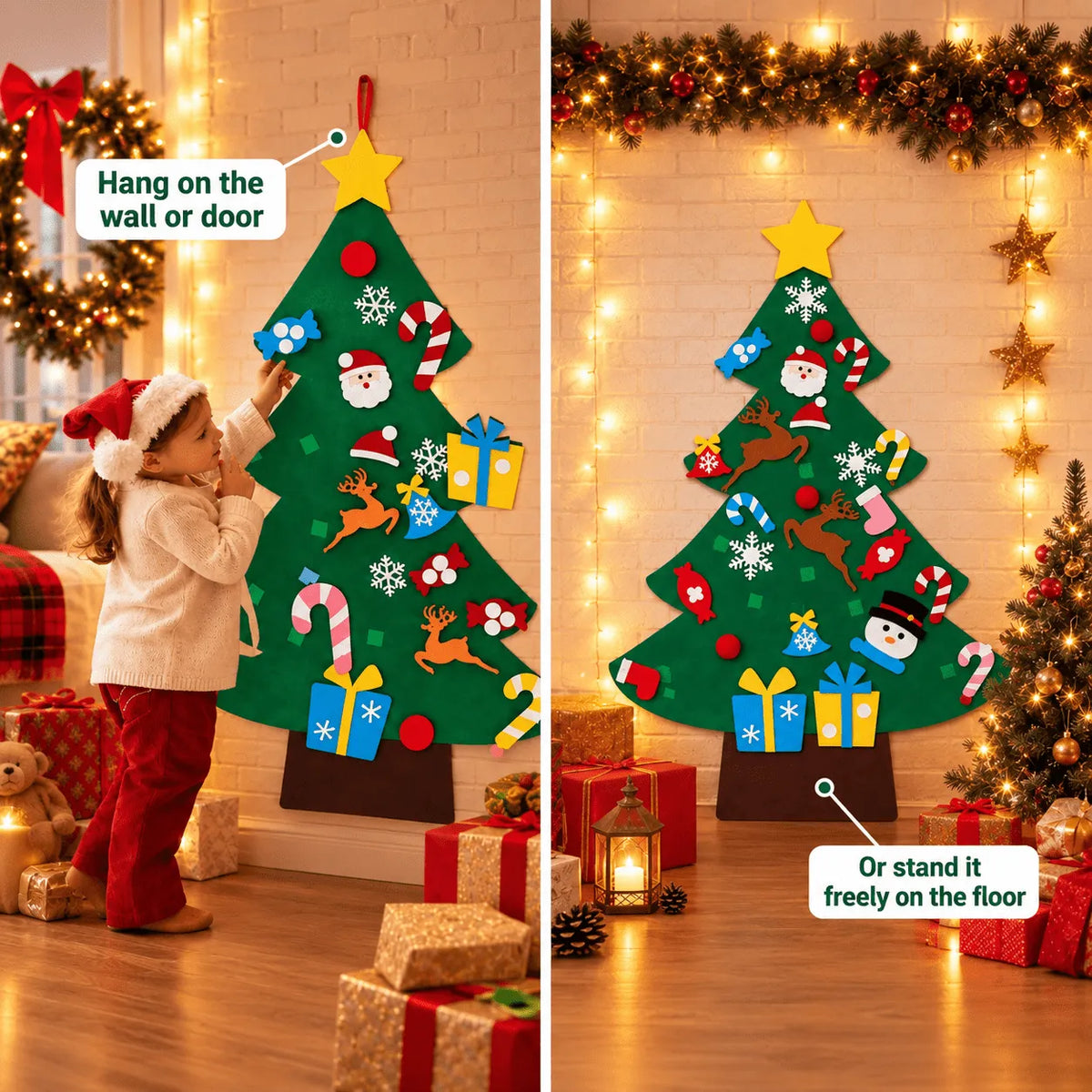 Montessoridays™ Kids Felt Christmas Tree