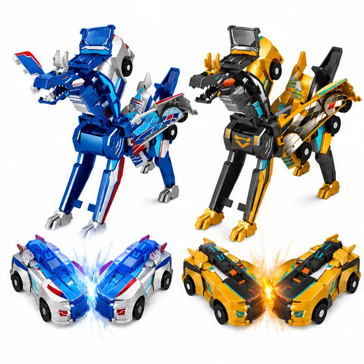 Montessoridays™ Magnetic Transforming Car Set