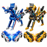 Montessoridays™ Magnetic Transforming Car Set