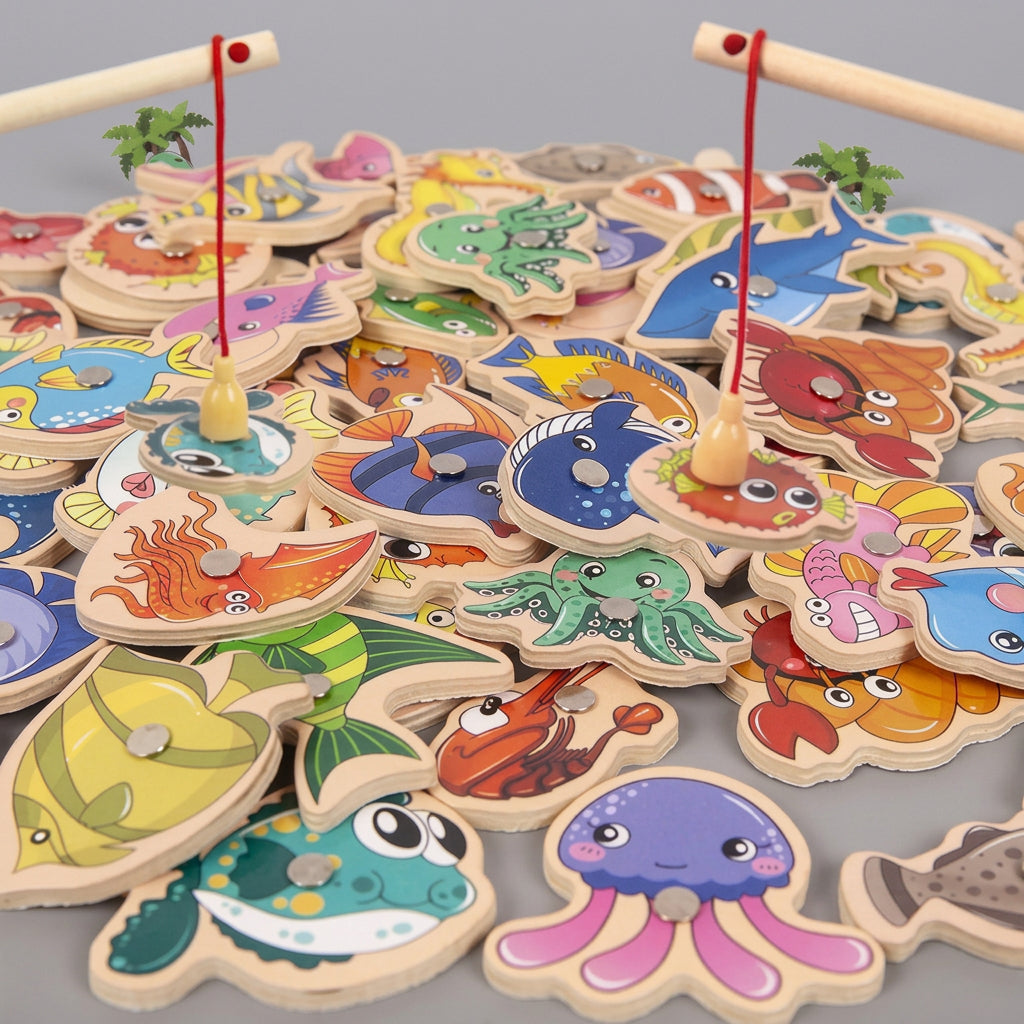 Montessoridays™ Magnetic Fishing Game