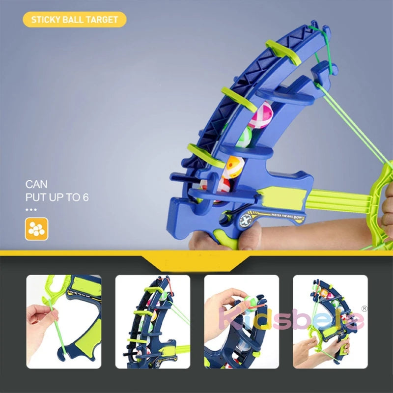 Ball launcher loading and aiming details for the launcher sets