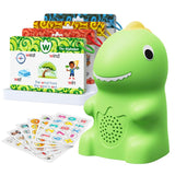 Dinosaur talking pen with English learning cards and interactive stickers