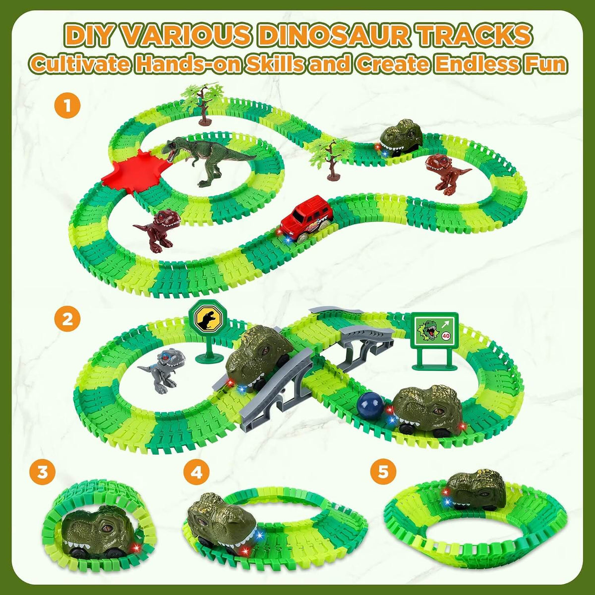 Montessoridays™ Kids Flexible Race Track Set