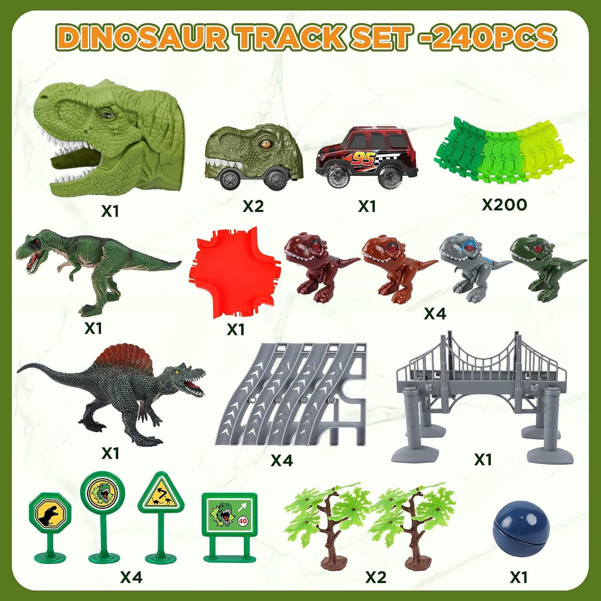 Montessoridays™ Kids Flexible Race Track Set