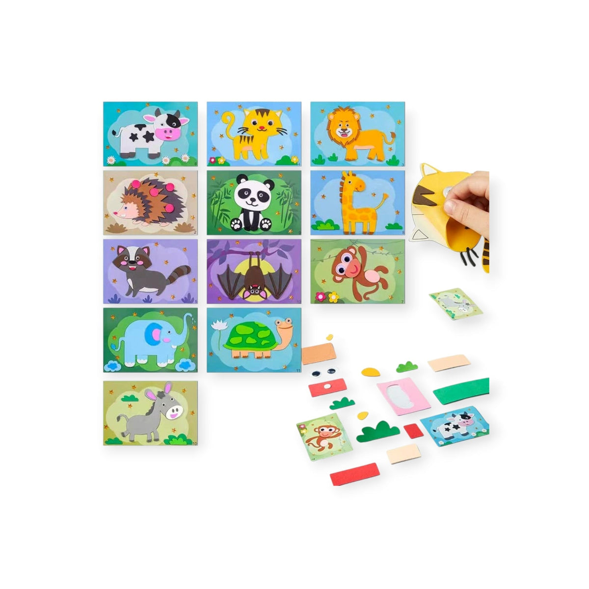 Montessoridays 3D Sticker Puzzles (12 Sheets) — view 3