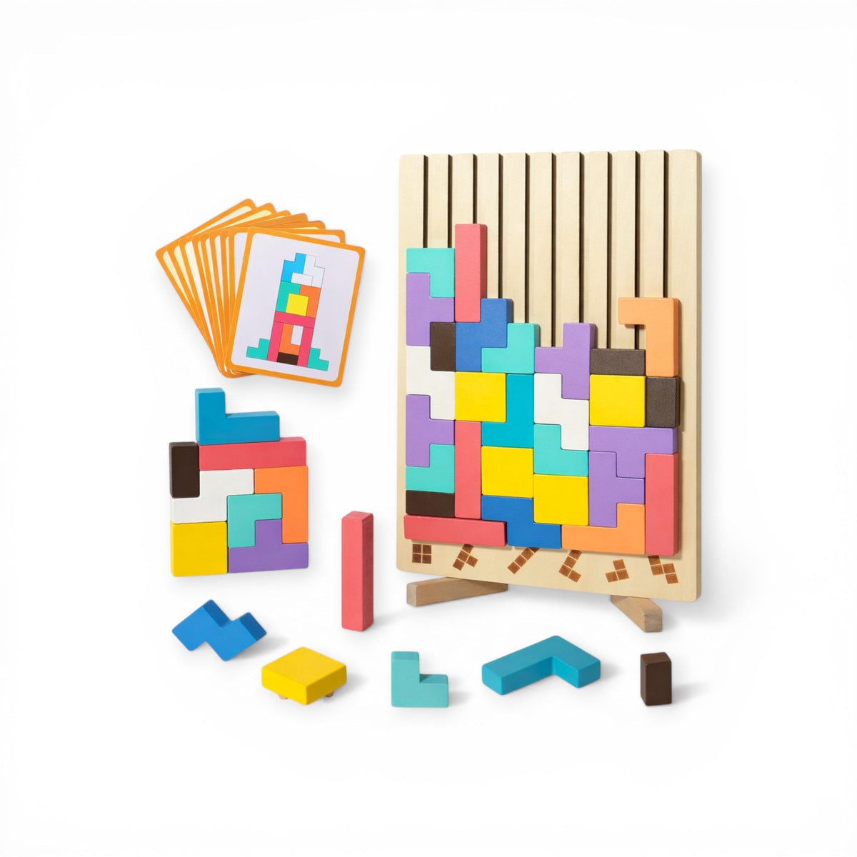 Montessoridays 3D Tangram Puzzle Blocks — view 1