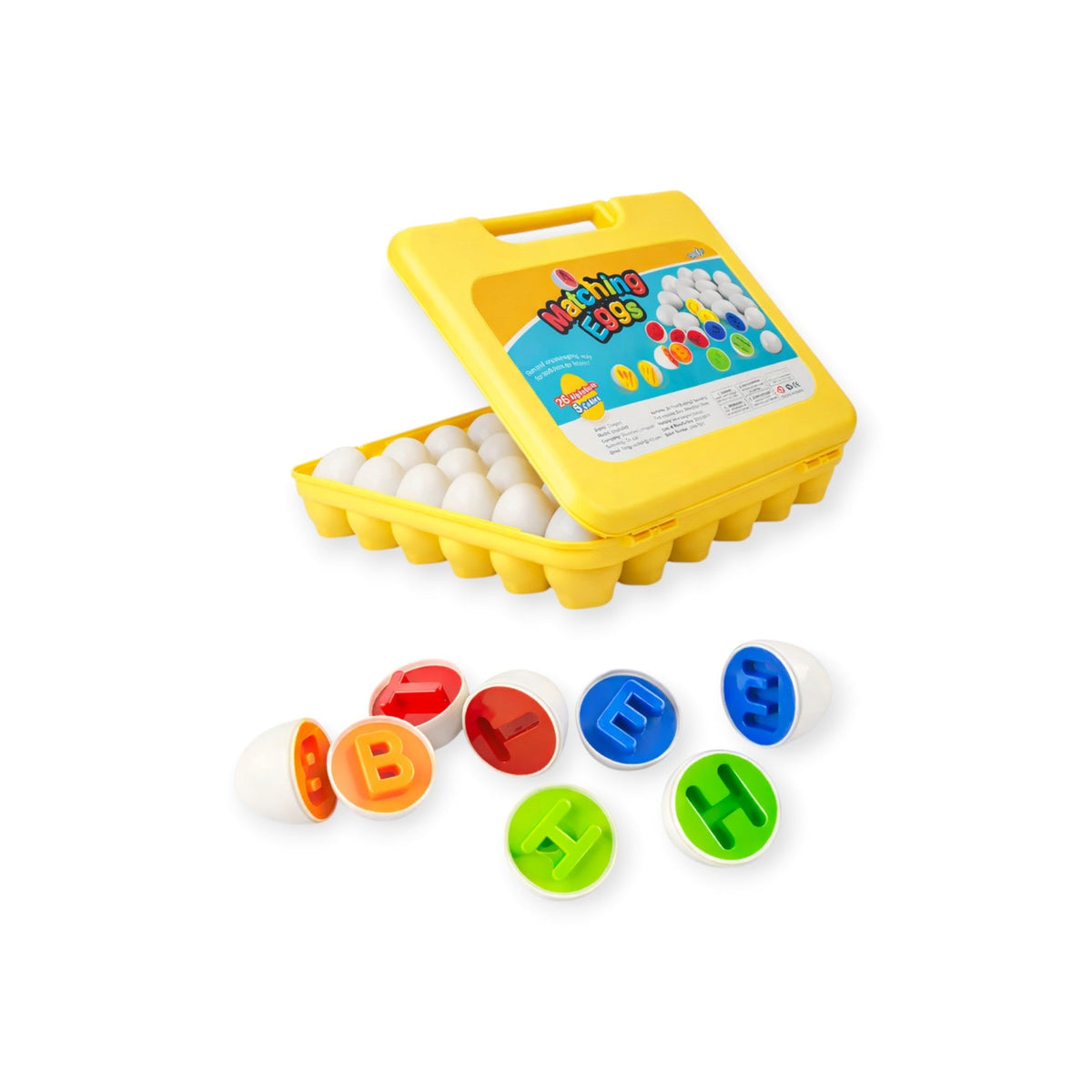 Montessoridays ABC Matching Easter Eggs — view 1