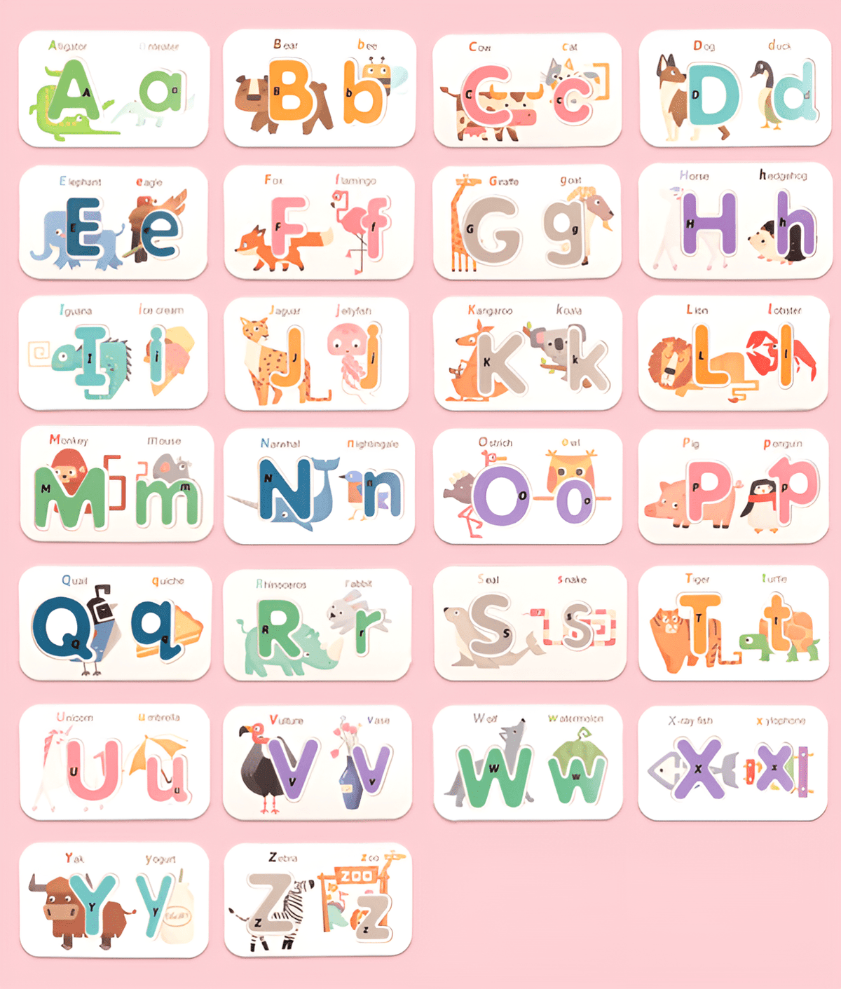 Montessoridays Alphabets & Numbers Wooden Flash Cards — view 3