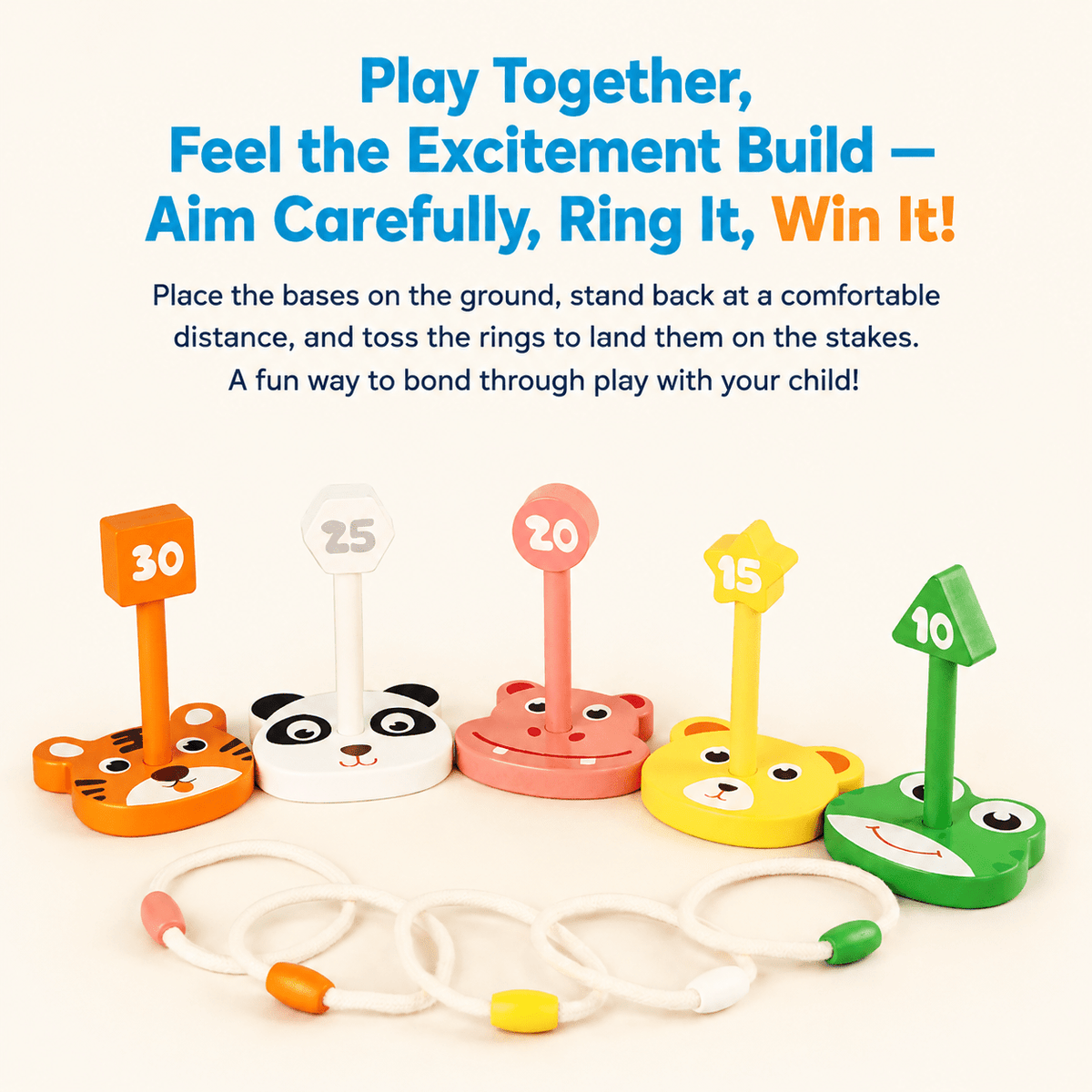 Montessoridays Outdoor Animal Ring Toss Kit — view 4