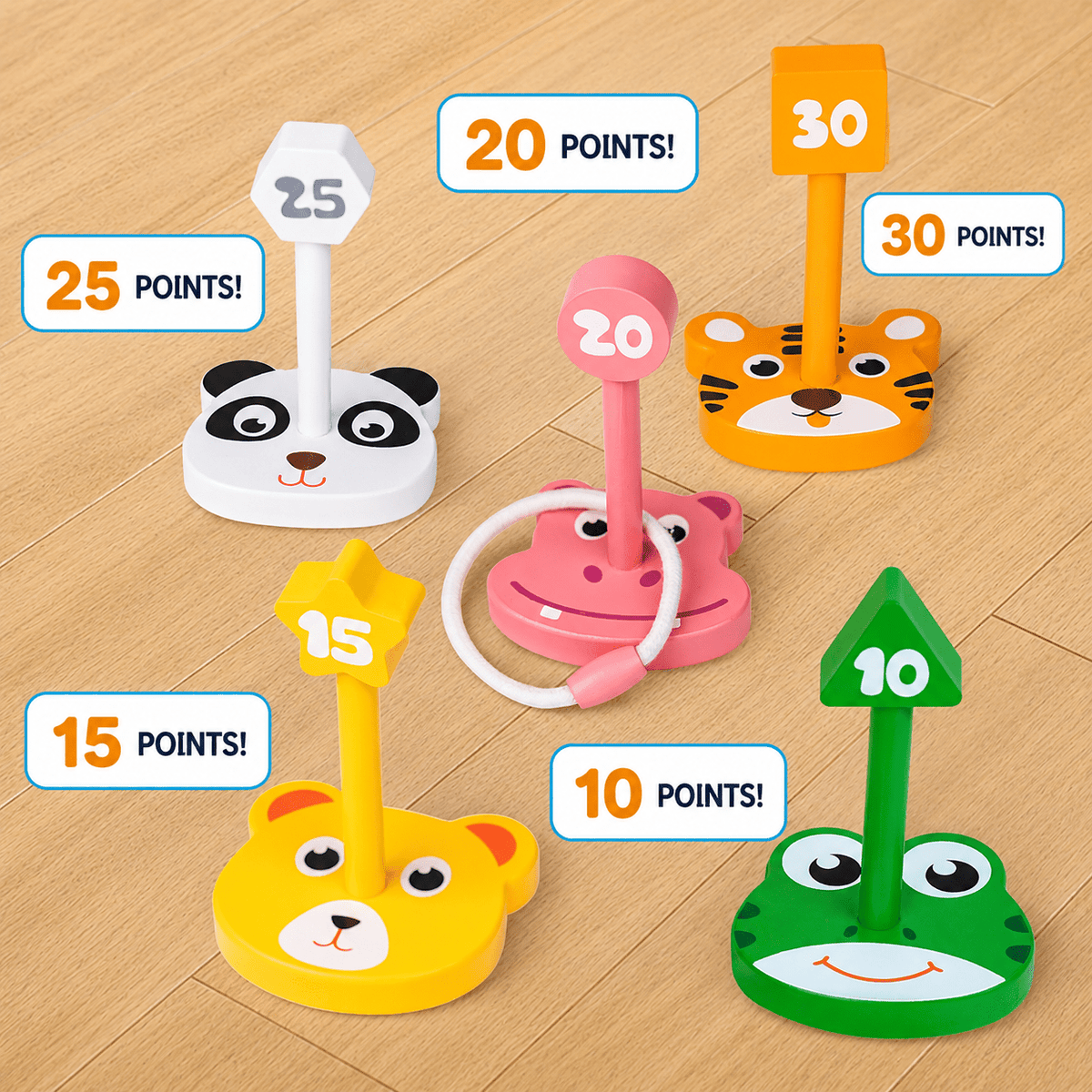 Montessoridays Outdoor Animal Ring Toss Kit — view 6