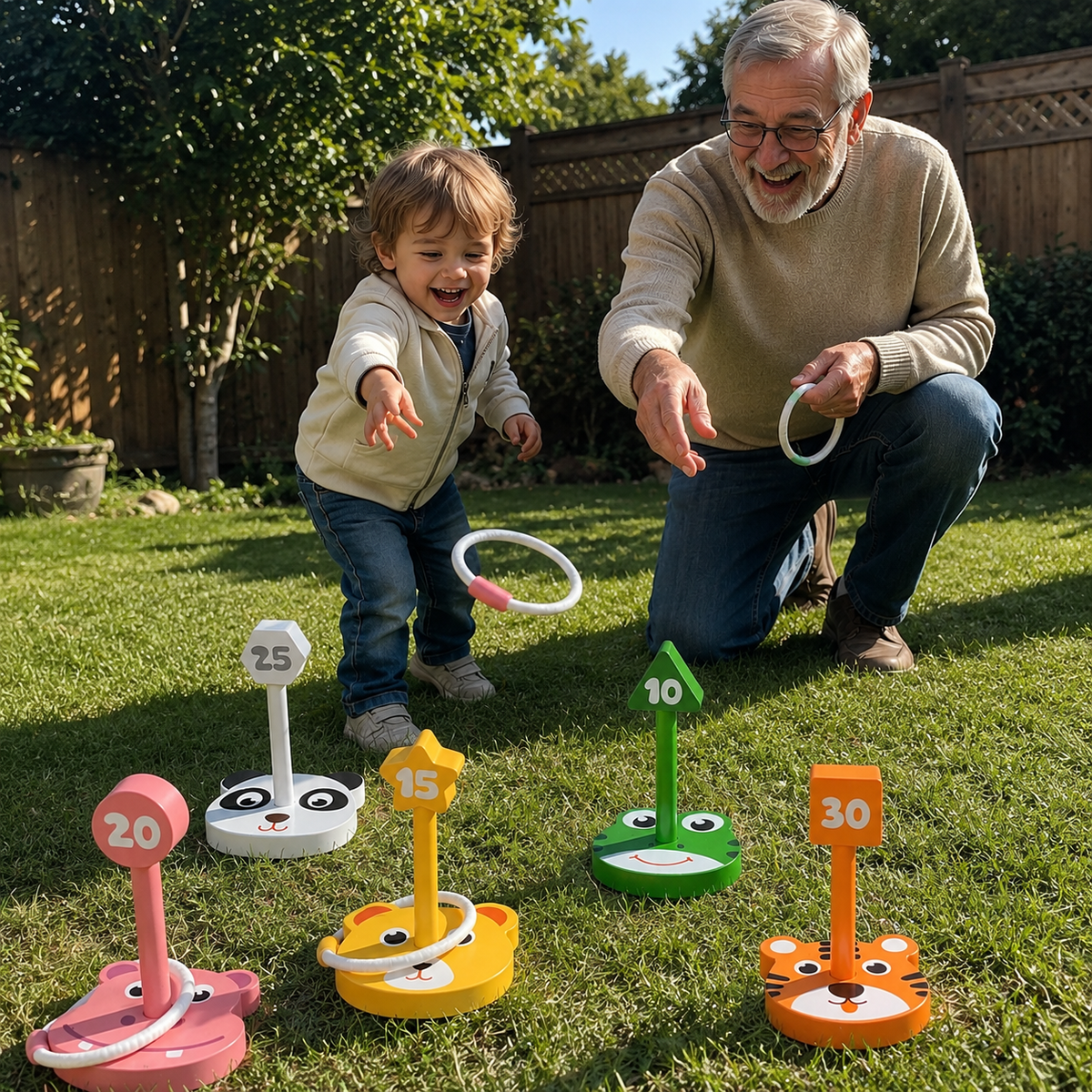 Montessoridays Outdoor Animal Ring Toss Kit — view 7