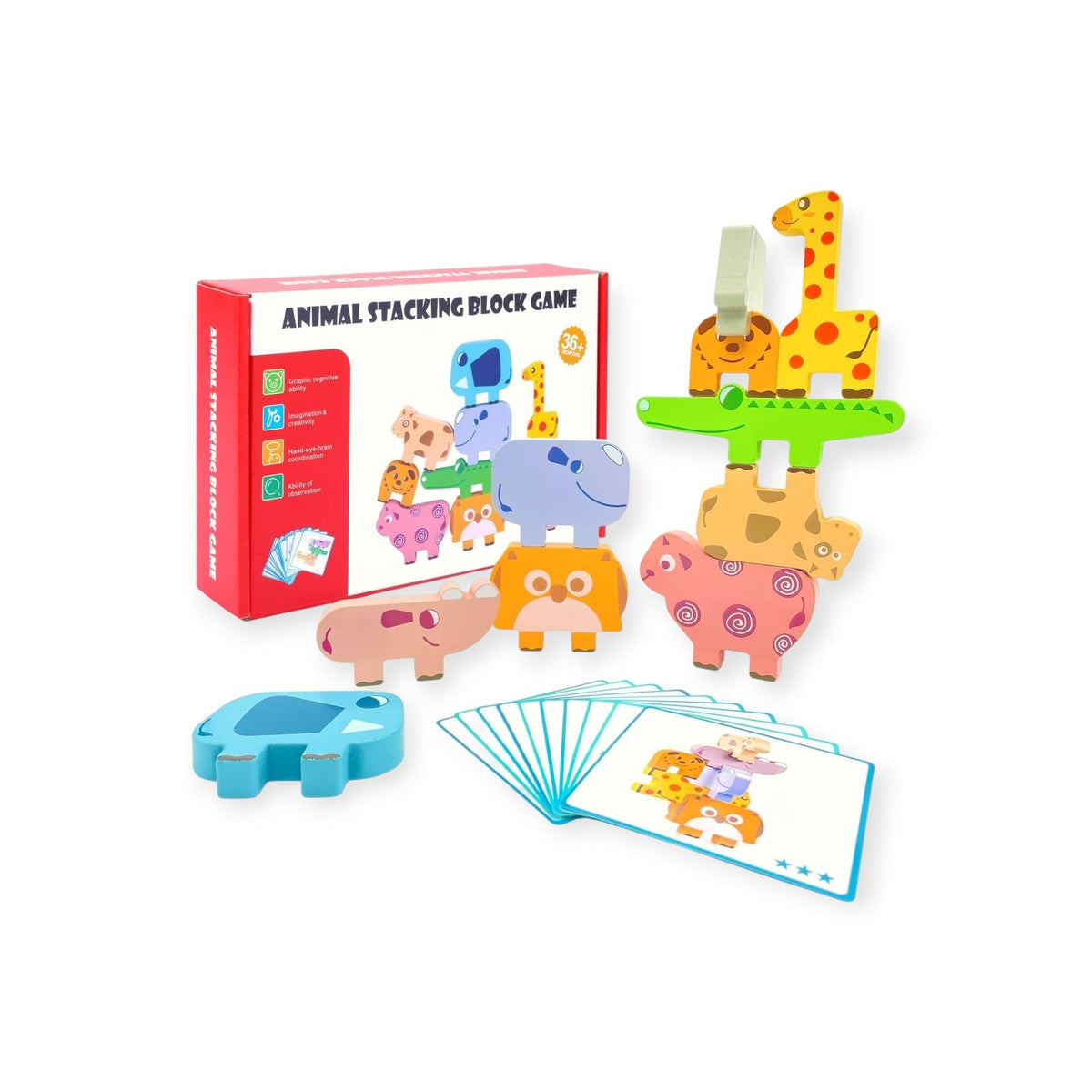 Montessoridays Animal Stacking Game — view 1