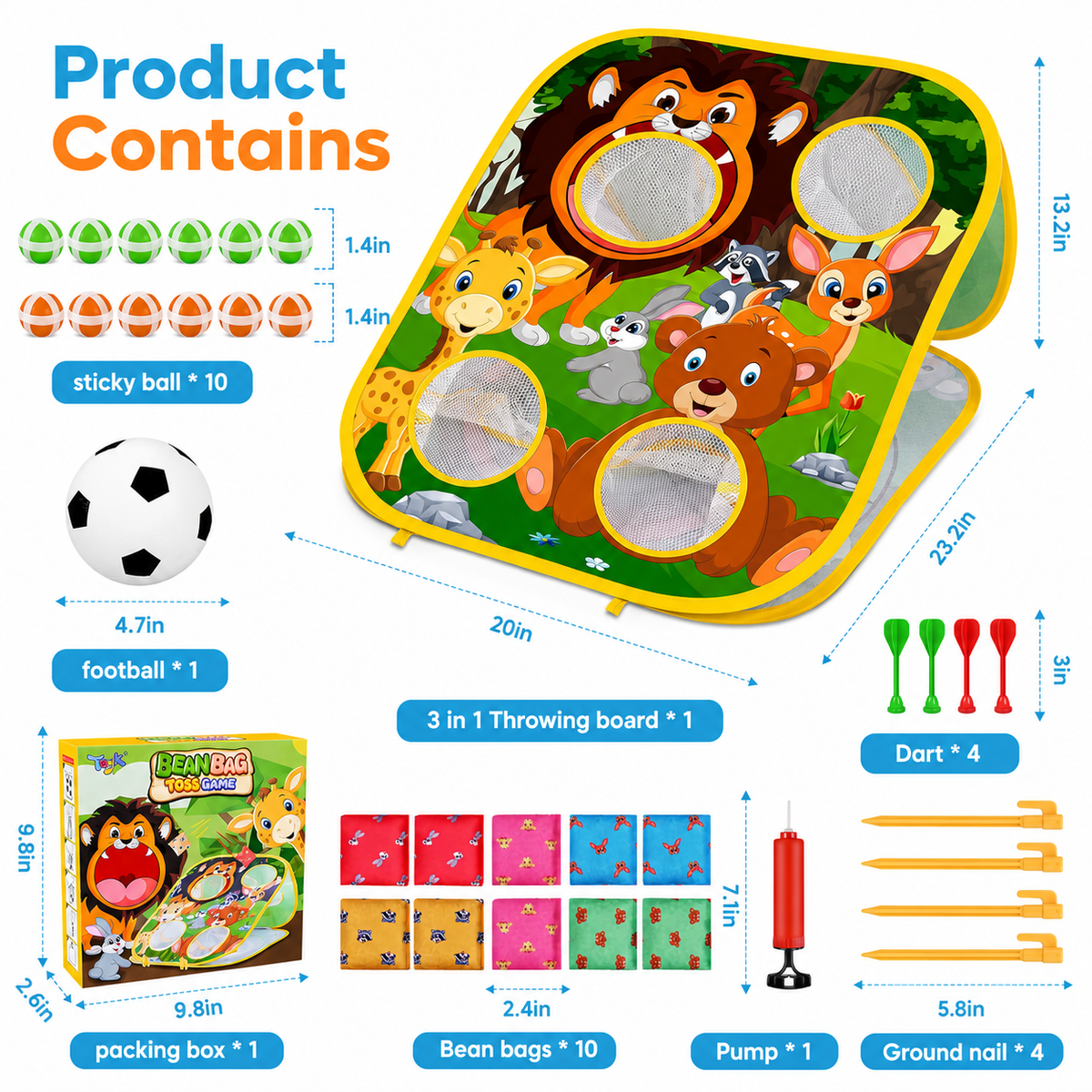 Montessoridays Animal Toss Game — view 2