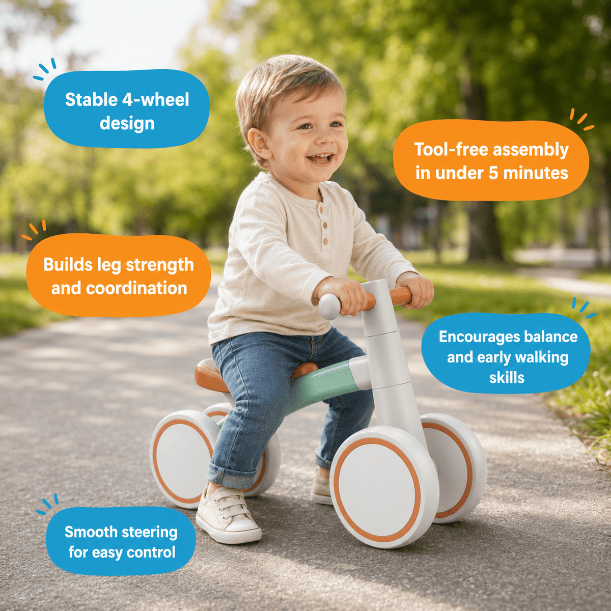 Montessoridays Balance Bike for Toddlers — view 8