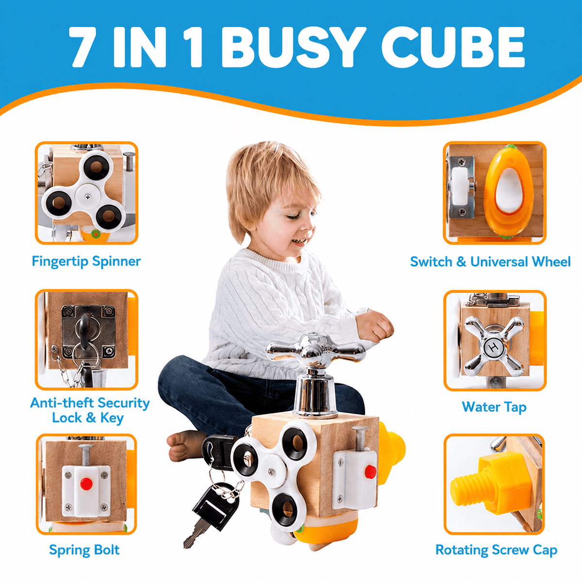 Montessoridays Busy Cube — view 4