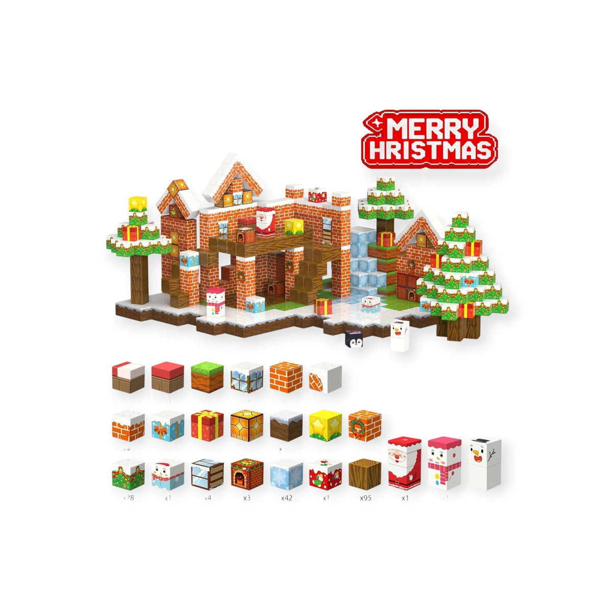 Montessoridays Christmas Magnetic Blocks — view 2