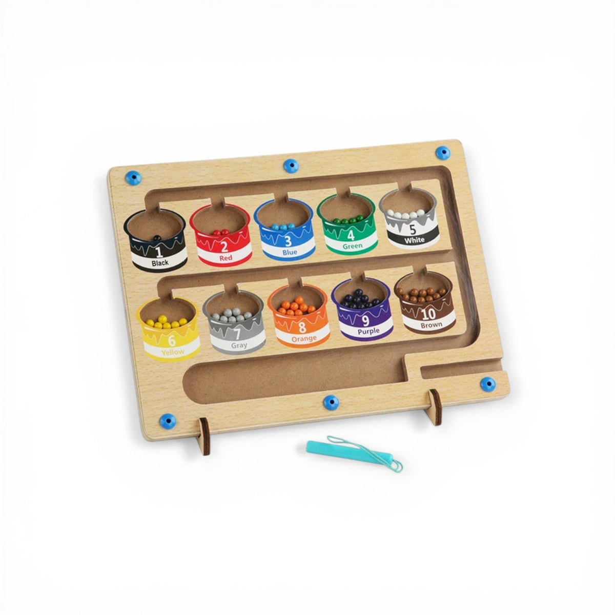 Montessoridays Color and Number Magnetic Board — view 1